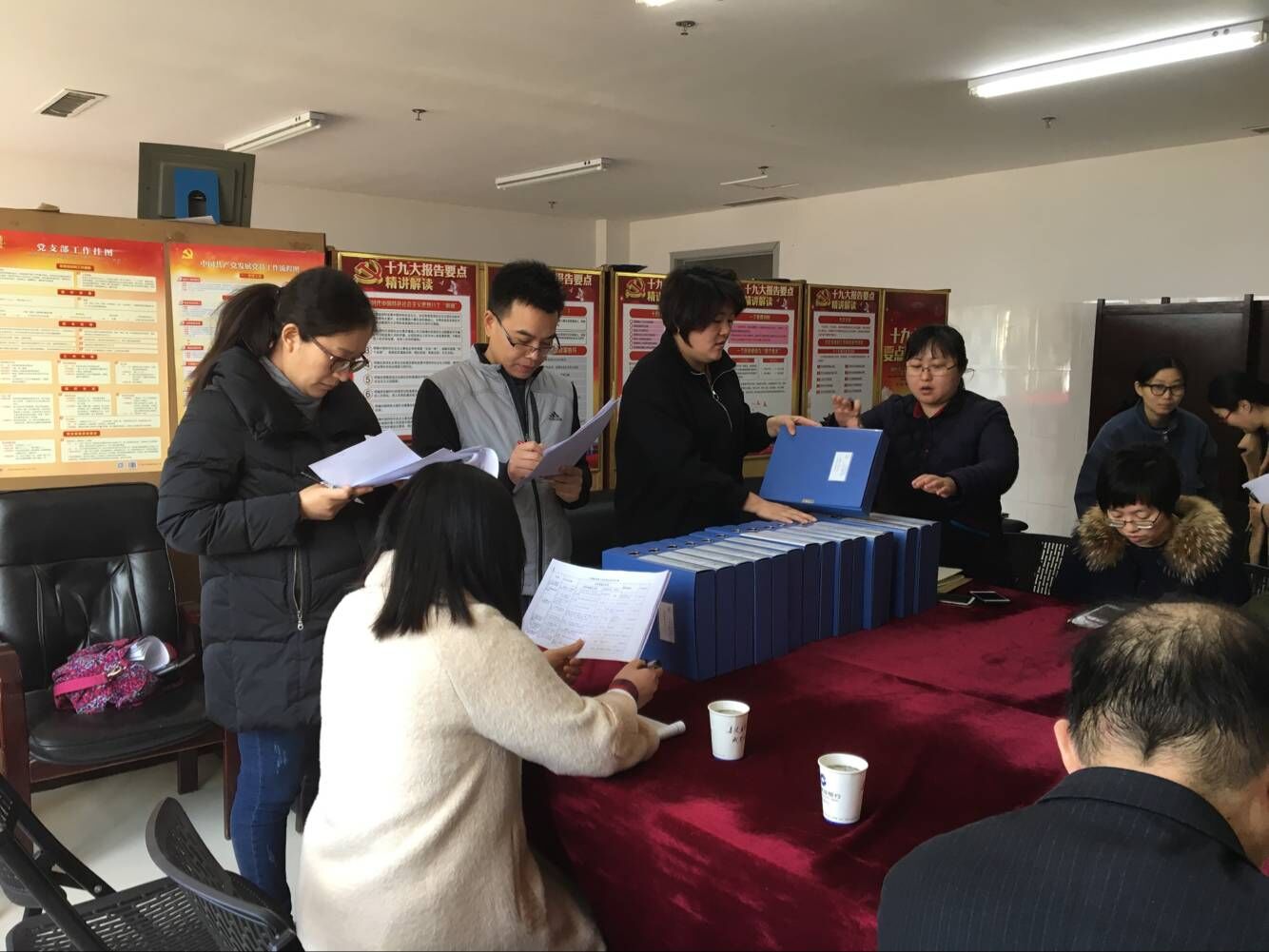 党委书记于洲声一行到我系督查指导工作