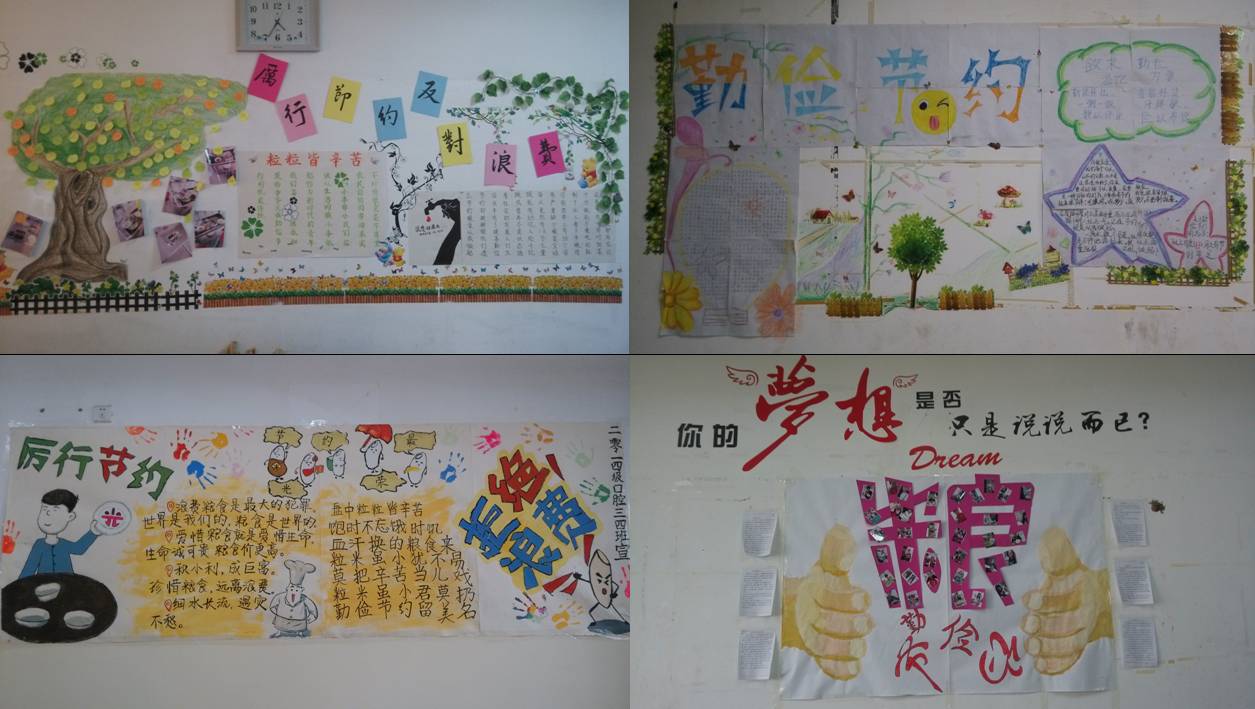 我校基础医学部开展“厉行节约、反对浪费”主题板报评比活动