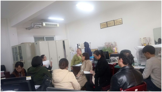 我部第二听课小组召开启动会