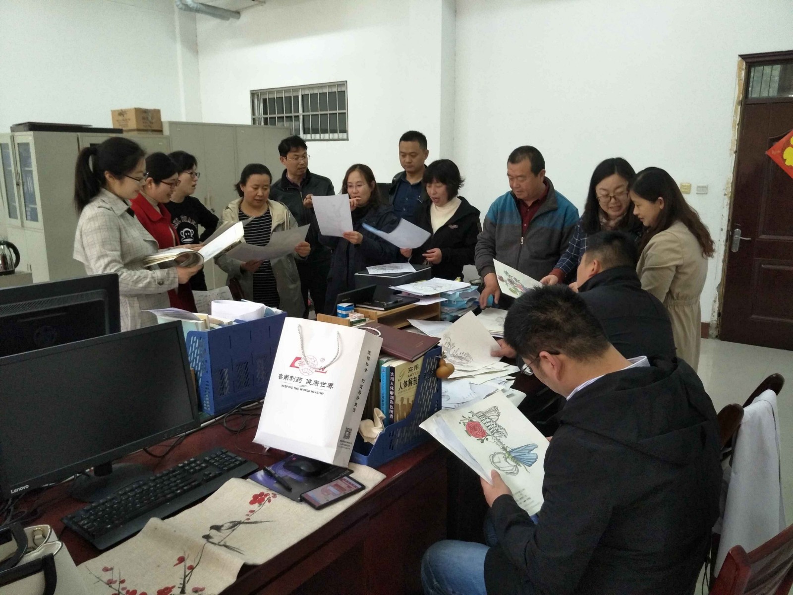菏泽医学专科学校医学生第二届解剖绘图大赛参赛作品初评