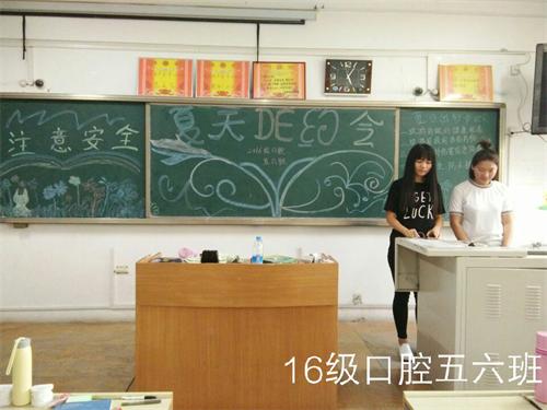 2016级口腔五六班成功举办“夏季出游”主题班会